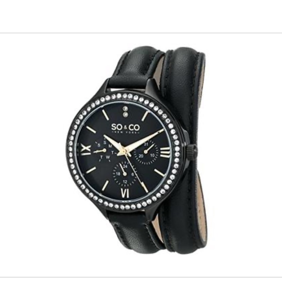 SO&CO Swarovski Crystal Madison Wrap Around Watch main image 7